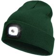 thumbnail image 1 of XIHAMA Unisex Hat with Light, LED USB Rechargeable Headlamp Beanie, Gifts for Dad Father Men Husband Warm Knitted Cap, 1 of 6