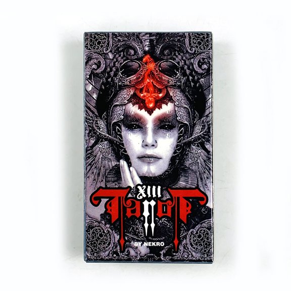 XIII Dark Tarot Cards Deck Board Game Mysterious Divination Edition Borad Playing Games，Holiday Games Leisure Party Card Game