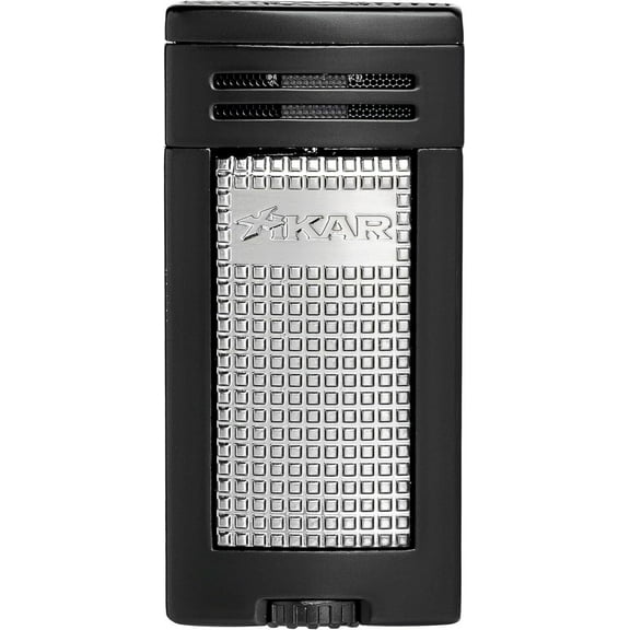 XIKAR Ion Double-Jet Flame Cigar Lighte, Gunmetal