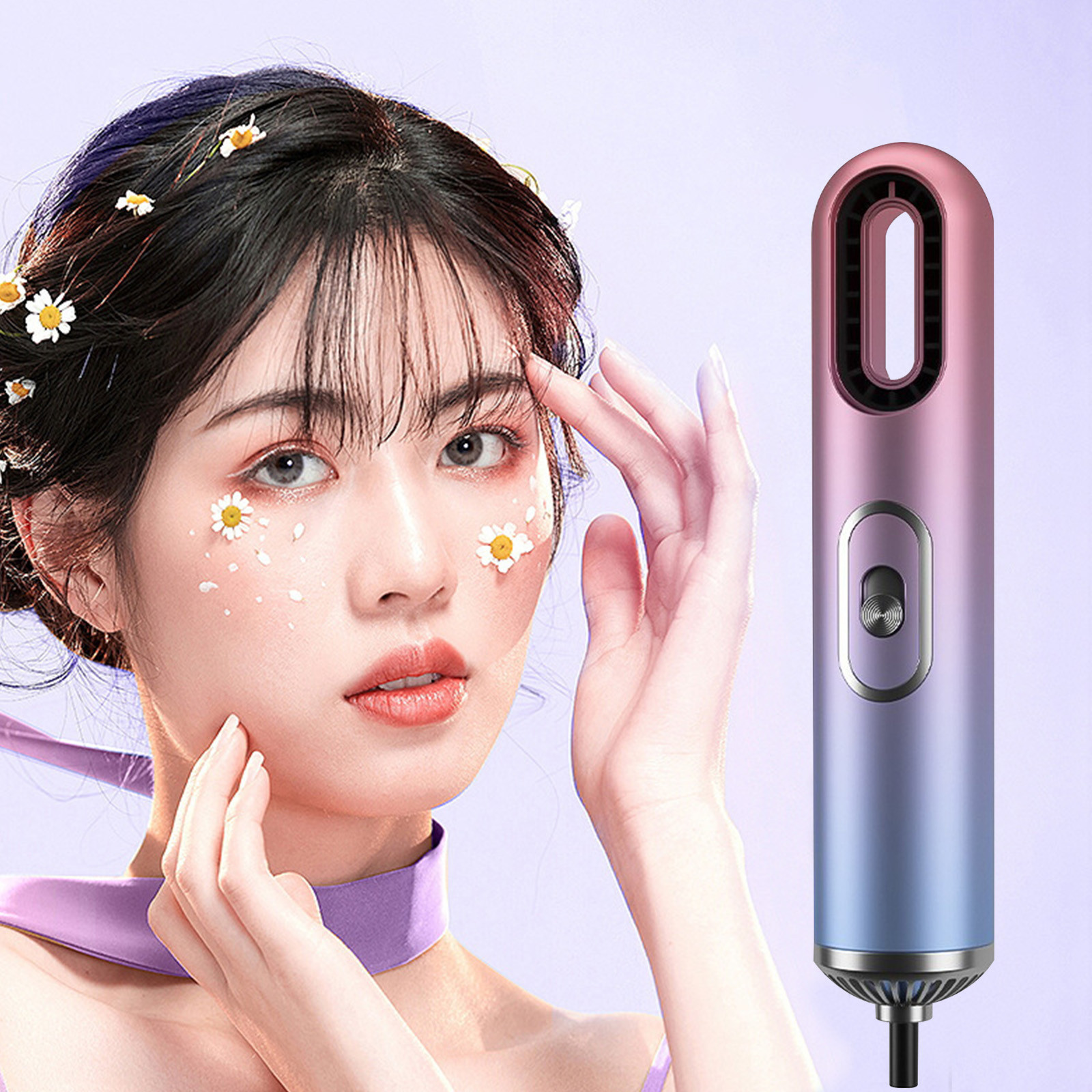 XIKEDUO Mini Portable Hair Dryer for Travel, 3 in 1 800W