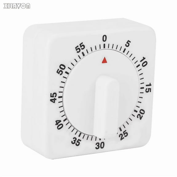 XILRVON Kitchen Mechanical Portable White Timer,Classroom Timers