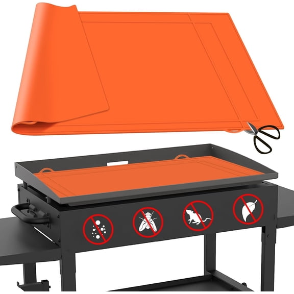XIMEI 36" Griddle Silicone Mat for Blackstone 36/30/28", Food Grade Grill Protective Cover, Cuttable & Customizable