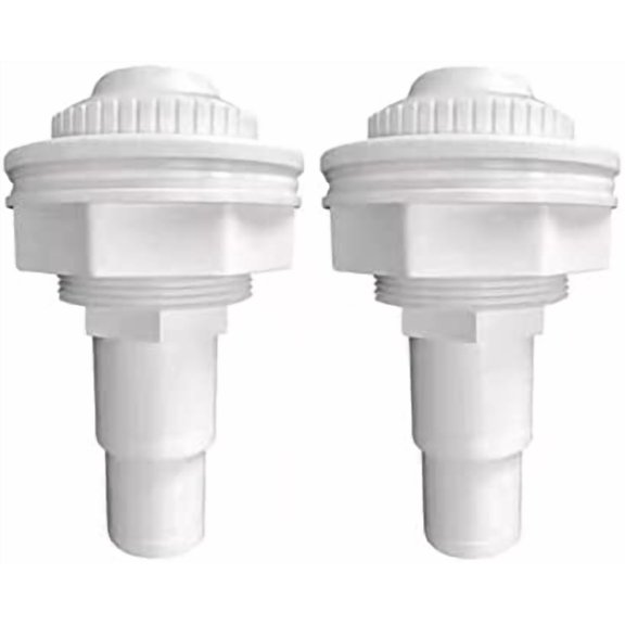 XIMEI Above Ground Pool Complete Return Outlet Jet Fitting with Gaskets & Adapter, Replaces Hayward SP1023 1-1/2" FIP Inlet Return with Locknut & Gasket, 2-Pack