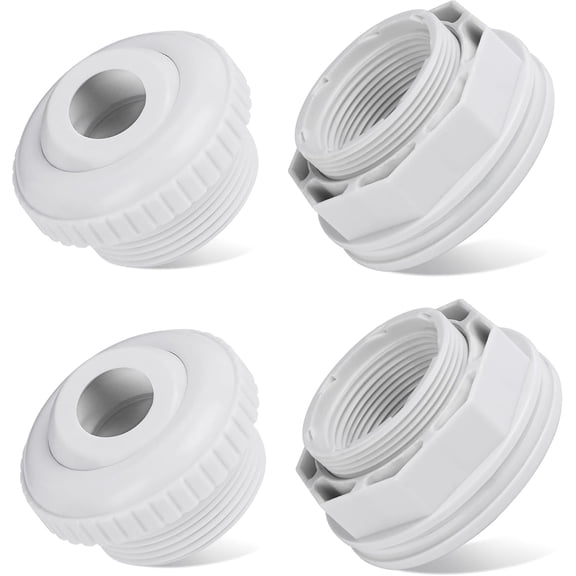 XIMEI SP1023 Pool Inlet Return Fitting for Hayward Above Ground Pool, 1-1/2" FIP with Locknut & Gasket, SP1419D Opening Directional Flow Inlet Fitting