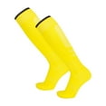thumbnail image 1 of XIMIN 3 Pairs Kids Soccer Socks for Girls Boys Breathable Sports Softball Baseball Stockings Training Socks Football Socks Black (One Size, Yellow), 1 of 7