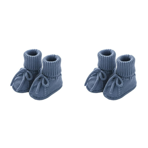 XIMIN Baby Booties Newborn First Walkers Cozy Shoes Sock Shoes Warm Hand Knit Soft Booties for Toddler Infant Boy Girl Cozy Shoes