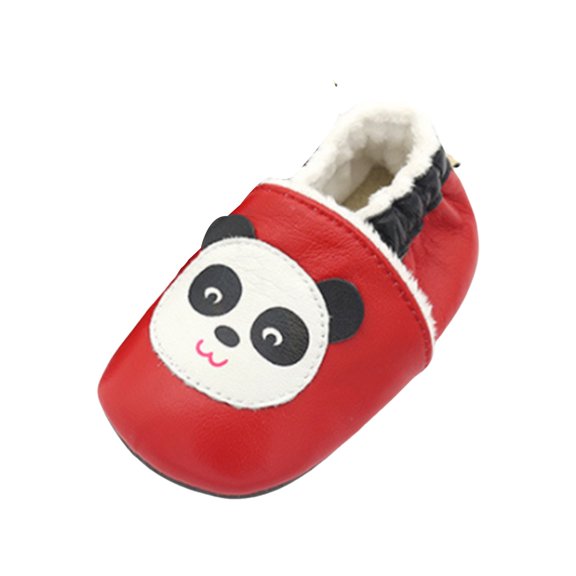 XIMIN Baby Crib Flats Shoes Cute Animal Bowknot Cozy Soft Sole Leather Shoes Moccasins Slippers Infant Girls Boys Slip On First Walking Shoes