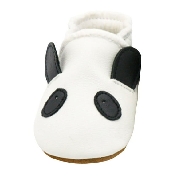 XIMIN Baby Crib Flats Shoes Cute Animal Bowknot Cozy Soft Sole Leather Shoes Moccasins Slippers Infant Girls Boys Slip On First Walking Shoes