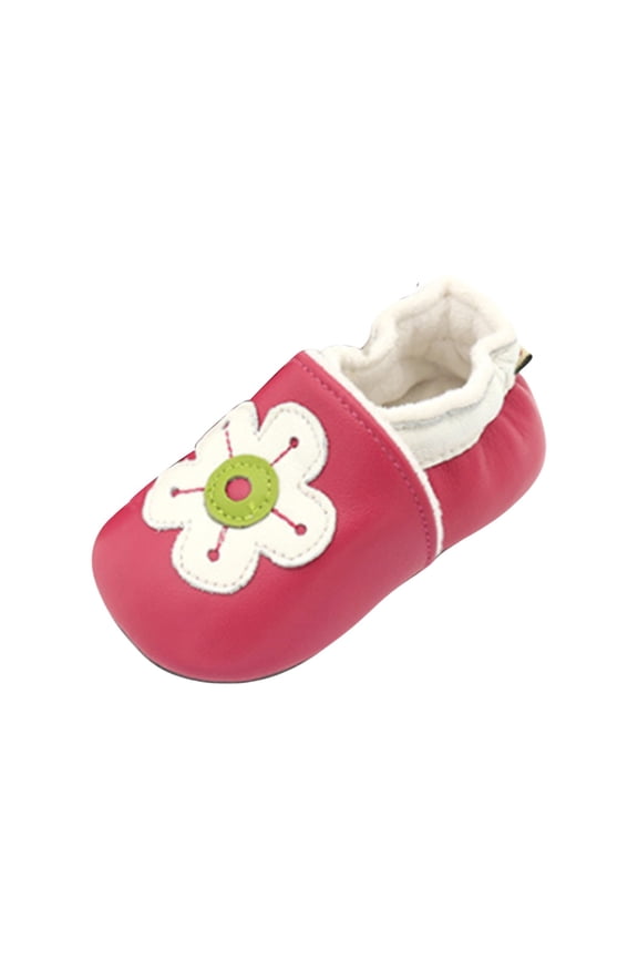 Baby Crib Flats Shoes Cute Animal Bowknot Cozy Soft Sole Leather Shoes Moccasins Slippers Infant Girls Boys Slip On First Walking Shoes