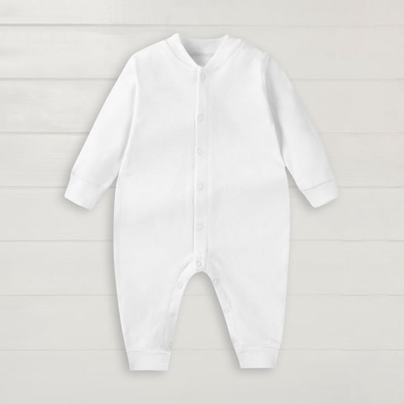 XIMIN Baby Cute Graphic Onesie Outfits, Infant Boys Girls Soft Cotton Jumpsuits, Button Down Long Sleeve Bodysuit