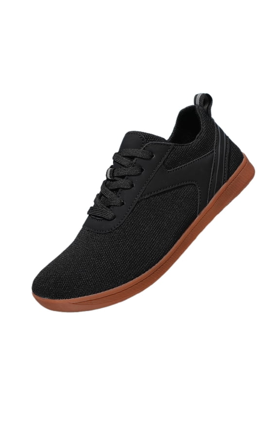 Barefoot Shoes Men Women Wide Toe Box Cross Trainer Minimalist Zero Drop Sole Walking Lightweight Shoes Casual Running Sneakers Footwear (10.5, Black)