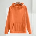 thumbnail image 1 of XIMIN Boys Girls Athletic Matching Set, 2 Piece Tracksuit with Hooded Sweatshirt and Joggers, Jogging Sweatsuit (Orange, 9-10 Years), 1 of 9