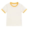 thumbnail image 1 of XIMIN Boys Girls Plain Short Sleeve T-Shirt Toddler Cotton Casual Crewneck Tee Comfy Soft Basic Top for Kids, 1 of 8