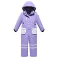 thumbnail image 1 of XIMIN Boys Girls Winter Snowsuit One Piece Insulated Lined Jumpsuit for Kids Overalls Jumpsuit Windproof Waterproof Snowboarding Ski Suit Outdoor Outfits, 1 of 3