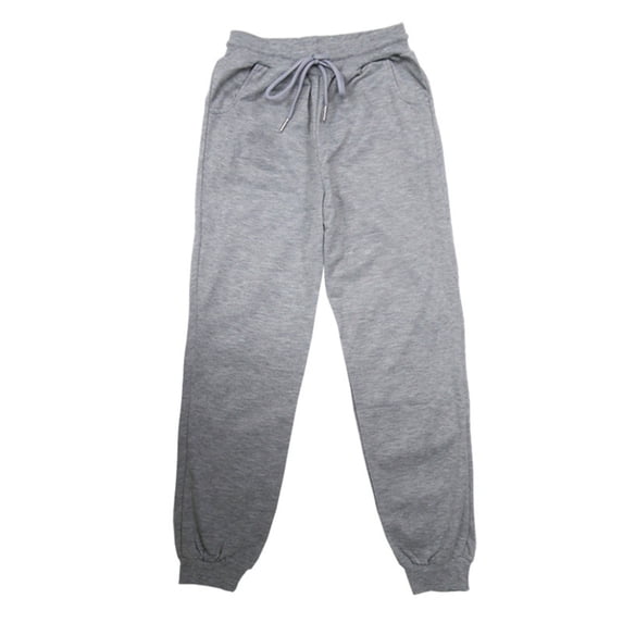 XIMIN Boys' Plain Sweatpants Loose Fit Uniform Pants with Drawstring Elastic Waisted Dress Joggers Active Pants with Pockets Comfortable Ideal Fit Soft Sweatpants
