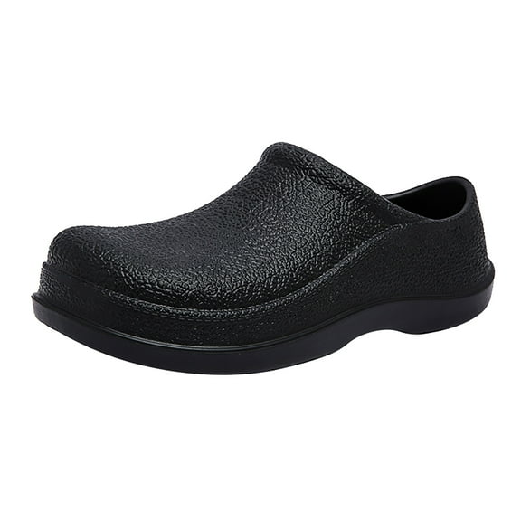 XIMIN Chef Shoes Men Water Proof and Oil-Proof Clogs Non Slip Kitchen Shoes for Men Shoes Garden Shoes Outdoor Chef Clogs for Kitchen