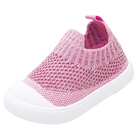 XIMIN Children's Cotton Slippers Winter Boys and Girls Home Indoor Cute Padded Wool Slippers Baby Baby Cotton Cozy Walking Sock Shoes