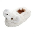 thumbnail image 1 of XIMIN Girls Winter Slippers Cartoon Cute Goat Animal Slippers Toddler Warm Thick Plush Fuzzy House Shoes Kids Soft Sole Indoor Home Slippers, 1 of 8
