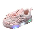 thumbnail image 1 of XIMIN Girls and Boys Spring Summer and Autumn Children's Mesh Breathable Small and Medium Children's Toddler Shoes Flashing Light Casual Sports Shoes, 1 of 5