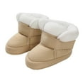thumbnail image 1 of XIMIN Infant Cozy Soft Slippers Warm Fur Lining Soft Boots with Non-Slip Rubber Texture Sole Baby Boy Girl Ankle Shoes Toddler Winter Snow Crib Shoes, 1 of 9