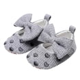 thumbnail image 1 of XIMIN Infant Girls Mary Jane Flats Single Shoes with Bowknot Embroider First Walkers Shoes Toddler Sandals Wedding Dress Ballet Shoes Princess Shoes, 1 of 5