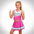 thumbnail image 1 of XIMIN Kid Girls Sweetheart Cheerleader Uniform Dress Up Outfit Costume, Cheerleading Uniform Outfit for Sports Games & Party Birthday Gift, 1 of 5