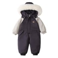 thumbnail image 1 of XIMIN Kids Boy Girl Ski Snow Suit Toddler Baby Boys Girls One Piece Snowsuits Warm Outdoor Overalls Waterproof Snowboard Suit Winter Coat Clothes, 1 of 8