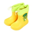 thumbnail image 1 of XIMIN Kids Cute Cartoon Frog Pattern Rainboots Girls' Waterproof Rain Boots Rubber EVC Rainboots Kids Easy-on Rain Boots Toddler Rain Shoes, 1 of 8