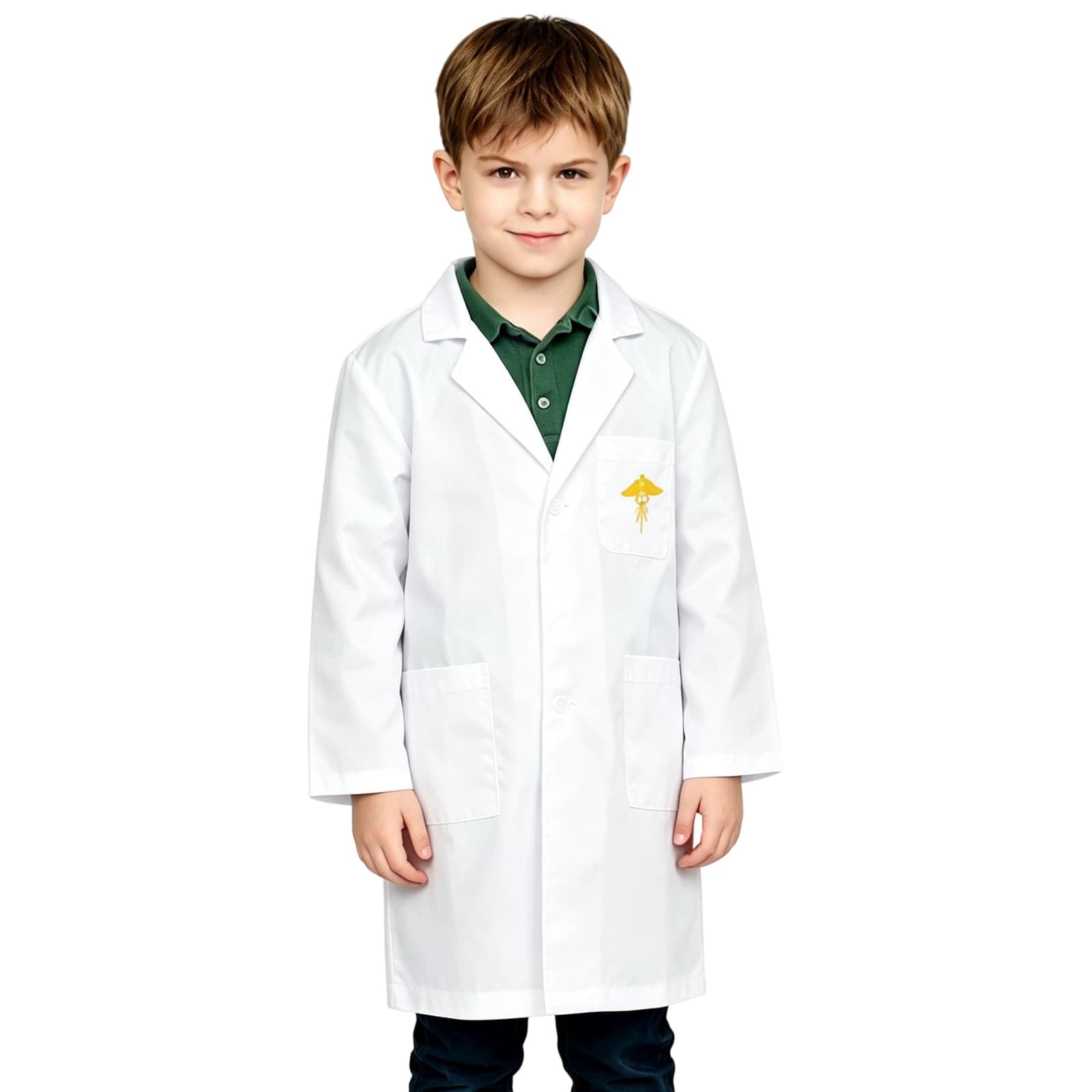 XIMIN Kids Doctor Lab Coat, Breathable Woven Fabric, Kids Themed Dress ...