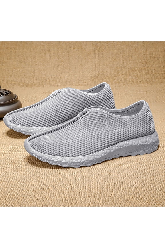 Men Womens Wide Adjustable House Shoes Indoor Outdoor Barefoot Slippers Cozy Walking Shoe Monk Martial Arts Shoes Kung Fu Sneaker Shoes