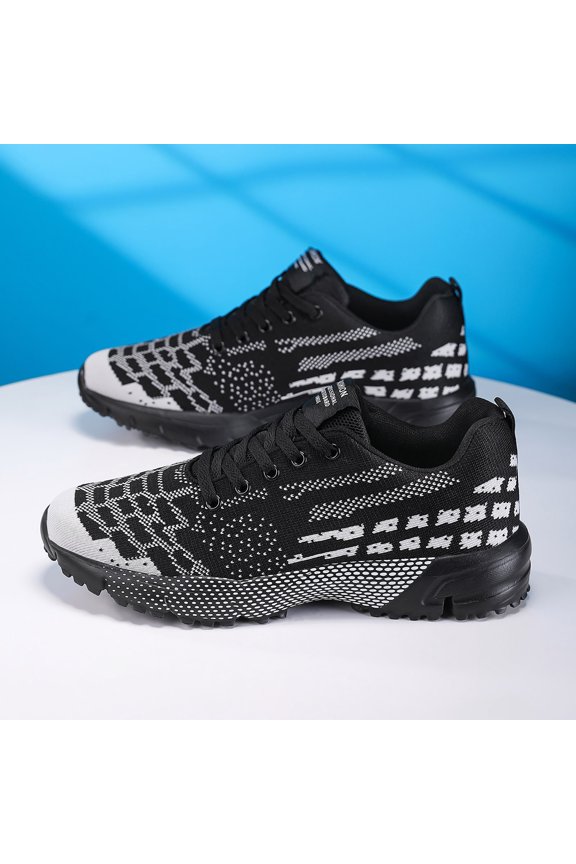 Men's Mesh Slip-On Walking Safety Shoes Lightweight Training Workout Athletic Gym Footwear Warehouse Industry Work Sneakers Platform Tennis Running Sneakers