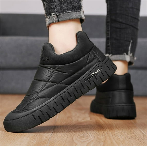 XIMIN Men's Orthopedic Soft Suede Slip-On Loafers Walking Shoes Arch Support Plantar Fasciitis Hook and Loop Shoes Comfortable Casual Work Loafers Footwear