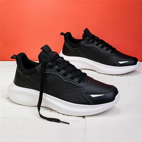 XIMIN Men's Slip On Walking Shoes Lace Up Low Top Sneakers Gym Tennis Workout Comfortable Lightweight Breathable Running Casual Sneake Knit Tennis Sneaker (11, Dark Gray)