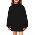 thumbnail image 1 of XIMIN Mock Neck Sweatshirt for Girl Kids Cotton Pullover Shirts Long Sleeve Turtleneck Casual Solid Color Pullover Girls Turtleneck for Autumn and Winter, 1 of 7
