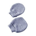 thumbnail image 1 of XIMIN Newborn Baby No Scratch Striped Design Mittens Winter Knit Protectors Stay On Cotton Breathable Adjustable Infant Gloves for Baby Boys Girls Mittens, 1 of 4