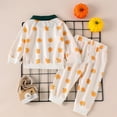 thumbnail image 1 of XIMIN Newborn Infant Halloween Outfits Long Sleeve Crew Neck Pullover Lapel Sweatshirt+Long Pant Sweatpant Jogger Set Baby Girl Fall Winter Clothes, 1 of 7