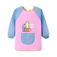 thumbnail image 1 of XIMIN Rain Coat Kids Art Overalls Kid's Apron Painting Supplies Long Sleeves Girls Coat with Pocket Crafting Fashionable Breathable for Little Boys and Girls (5-6 Years, AK), 1 of 3