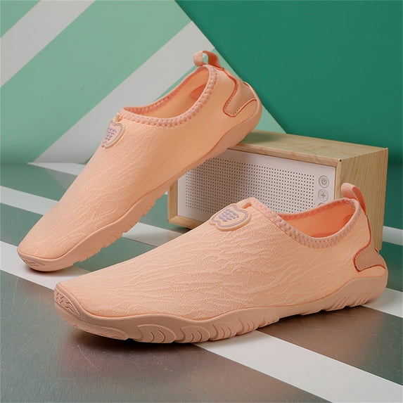 XIMIN Sport Shoes for Men Women Quick Dry Lightweight Design Water Swim Beach Pool Surf Hiking Kayaking Diving Yoga Outdoor Barefoot Footwear (6.5, Pink)