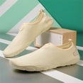 thumbnail image 1 of XIMIN Sport Shoes for Men Women Quick Dry Lightweight Design Water Swim Beach Pool Surf Hiking Kayaking Diving Yoga Outdoor Barefoot Footwear (7.5, Beige), 1 of 7