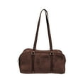 thumbnail image 1 of XIMIN Suede Tote Bag for Women Womens Purse Handbag Brown Retro Top Handle Bag Fashion Shoulder Satchel Work Bags Travel Bag, 1 of 5