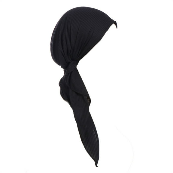 XIMIN Sun Head Wraps for Women Women's Solid Head Hat Cap Headwear Turban Cancer Turban Cap Lightweight Breathable Hair Loss Hat