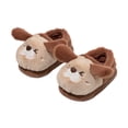 thumbnail image 1 of XIMIN Toddler Boys Girls Cute Slippers Panda Fluffy Fuzzy Slippers Non-Skid Cartoon Shoes Animal Plush Indoor House Slip-on Shoes Winter Warm House Slipper, 1 of 9