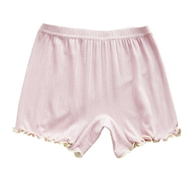 XIMIN Toddler Girls Insurance Underpants Double Layer Front Crotch Summer Solid Color Soft and Comfortable Thin Leggings Female