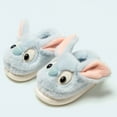 thumbnail image 1 of XIMIN Toddler Non-Slip Closed Toe Slip On Fuzzy Slipper Girls Boys Cute Cartoon Puppy Plush Cute Soft Indoor Bedroom Slipper Foam House Shoes, 1 of 3