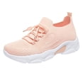 thumbnail image 1 of XIMIN Unisex Mesh Athletic Sneakers - Lightweight Breathable Tennis Shoes for Workouts Errands Urban Walking Travel and Casual Daily Wear (Light Pink, 6.5), 1 of 5