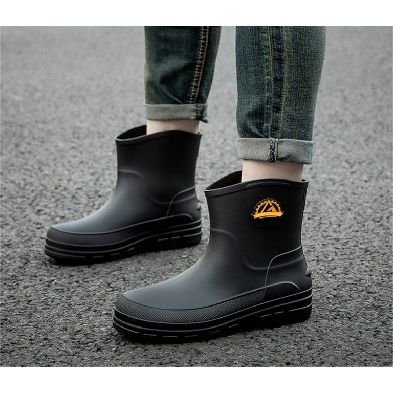 XIMIN Waterproof Garden Rubber Rain Boots Waterproof Breathable