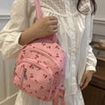 thumbnail image 1 of XIMIN Women Cute Fashion Music Mini Aesthetic Backpack with Cherry Print and Adjustable Strap - Sweet Pattern Students Small Backpack Casual Travel Daily Bag, 1 of 6
