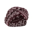 thumbnail image 1 of XIMIN Women Fall Hair Wraps Fashion Print Hat Ruffle Cancer Chemo Hat Beanie Wrap Cap Stretchy Turban Cap Chemo Soft Head Wraps, 1 of 2