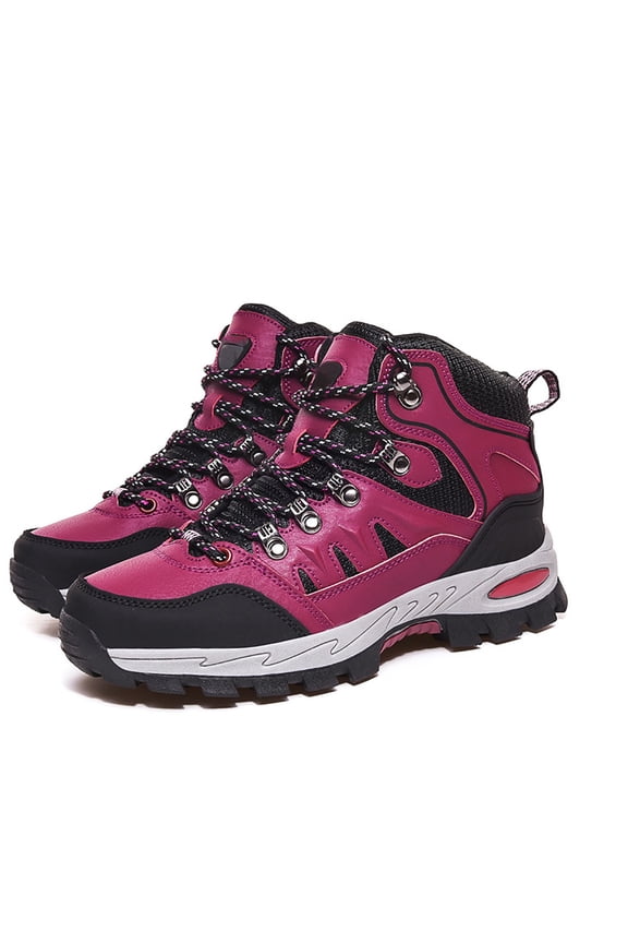 Women Hiking Boots Mid-Top Outdoor Backpacking Camping Shock-Absorbing Shoes Non-Slip Outdoor Mid Top Ankle Boot Lightweight Breathable Hiker Camping Trekking Shoes
