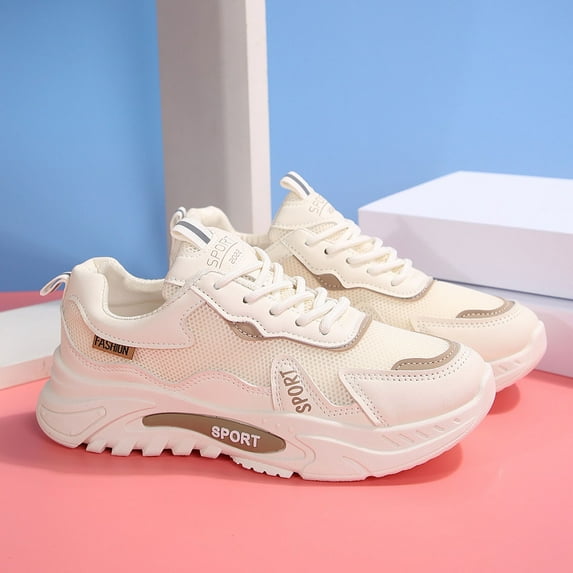 XIMIN Women Shoes Chunky Platform Breathable Colorful Fashion Sneakers Casual Tennis Gym Fitness Outdoor Hiking Comfortable Y2K Trendy Preppy Back to School Gift